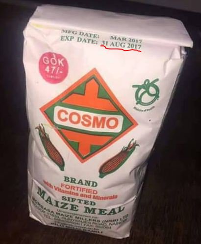 BanditEconomist's tweet photo. BREAKING NEWS,Jubilee Govt's #SubsidizedUnga expires/ends on 31/8/17,3 weeks after the General Elections Prices will be back to 190/= https://t.co/Zkoste02JQ