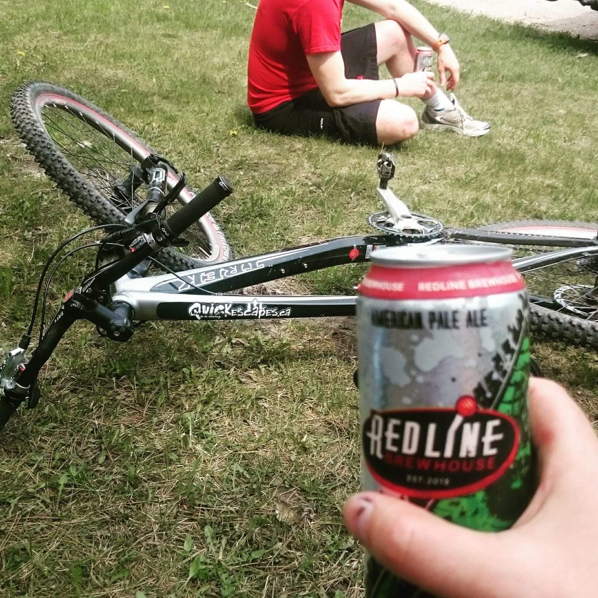 Not a bad way to end a ride on a hot day @RLBrewhouse