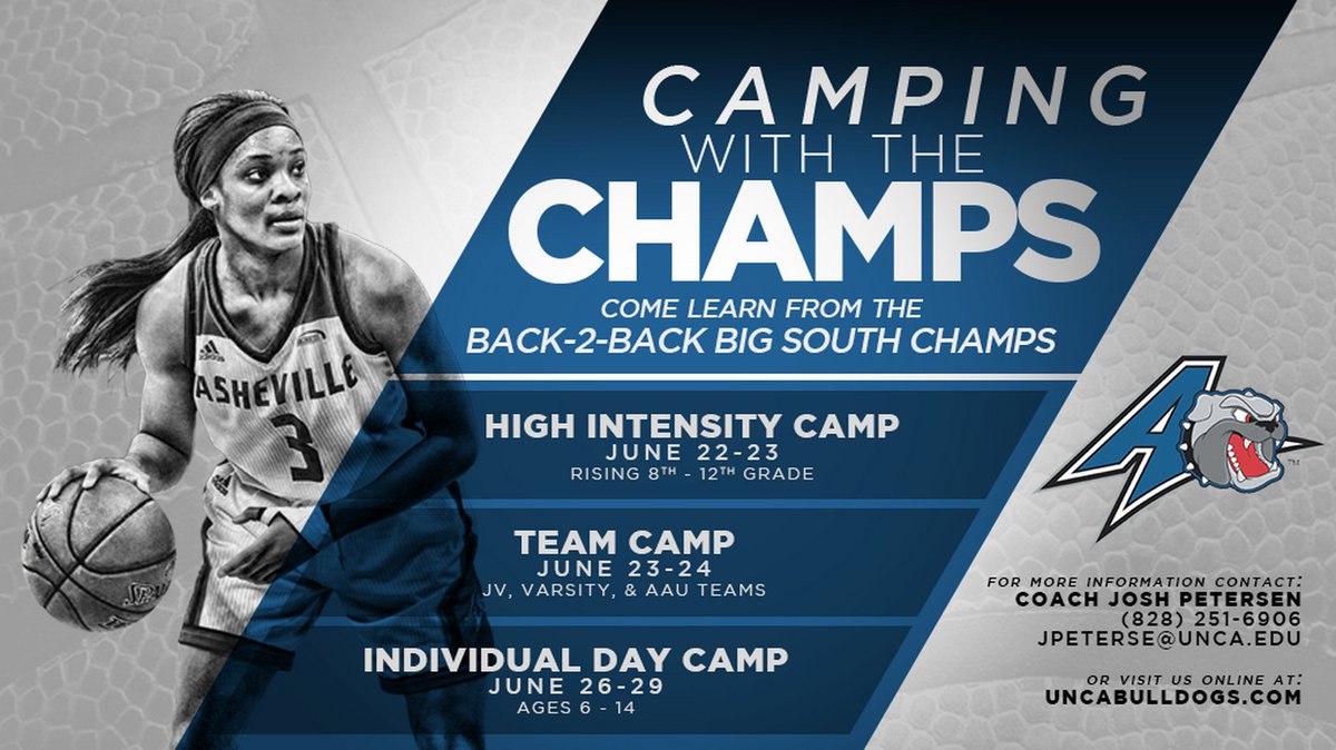 UNCAvlWBB's tweet photo. Summer Camp is right around the corner! Sign up with our Day Camp today!
For more details, or register here:
https://t.co/ONB6dAj5bx https://t.co/jGixWJIKwC