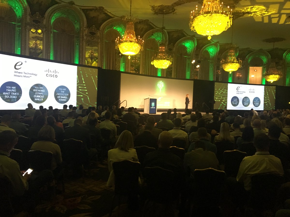 allygleeson's tweet photo. Here at #ePlustransform17 in #Chicago sharing my favorite customer stories about the power of the #ePlus - #Cisco partnership. https://t.co/5xFnwkUB1m