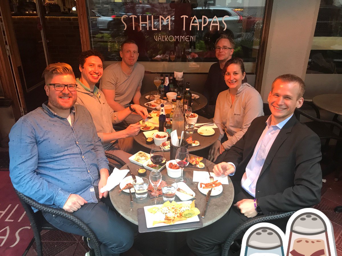 emkosz's tweet photo. Team dinner 😋😋😋 (@ Sthlm Tapas in Stockholm) https://t.co/ZNrDl7ObTI https://t.co/w9H41kfPy0