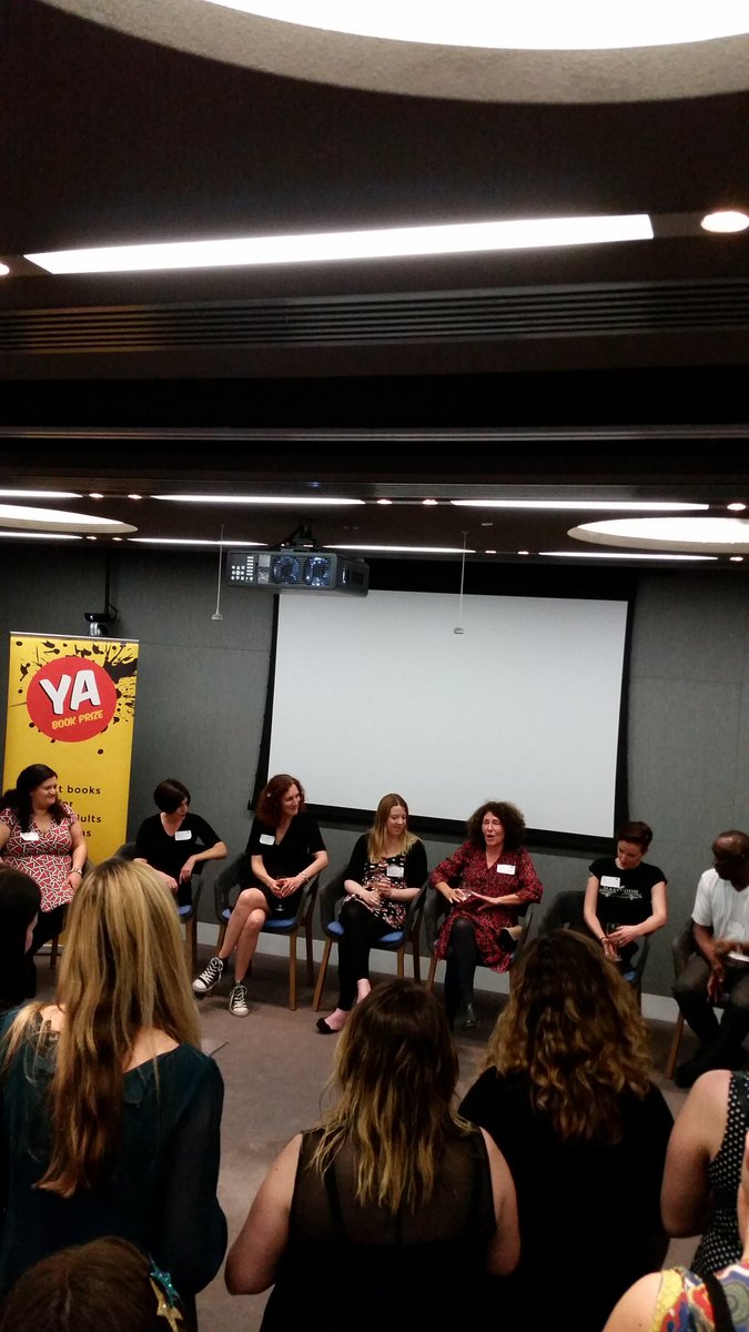 MeetUKYA's tweet photo. We are #drinkYA-ing as I type! So exciting to be @TwitterUK listening to the @yabookprize authors speak 🍾📚 https://t.co/9tWhUZvn4U