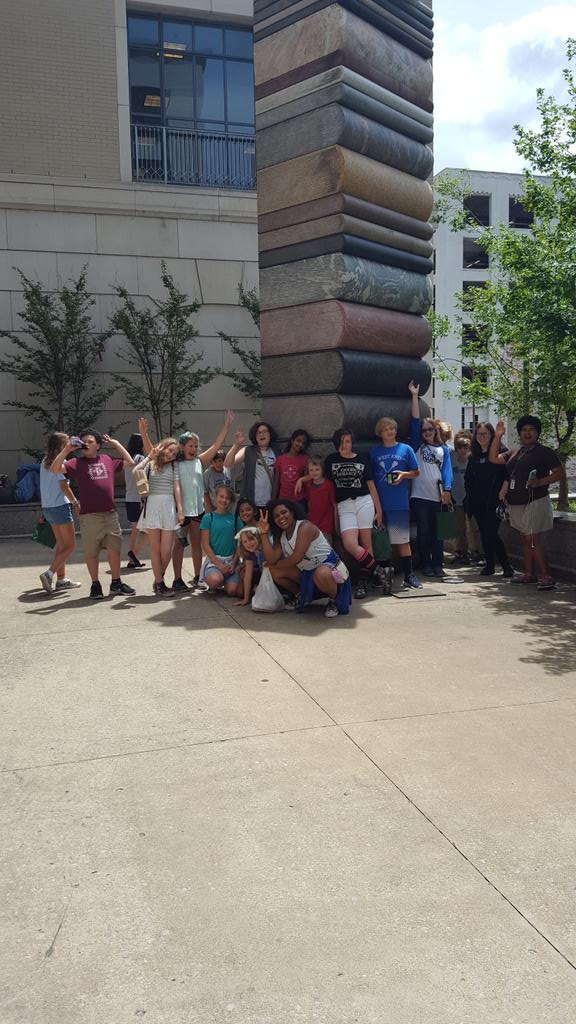 jjones2edu's tweet photo. We made it to the Main Library! Fun, fun, fun day! @westendmiddle @WEreads https://t.co/RDPnKVVOod