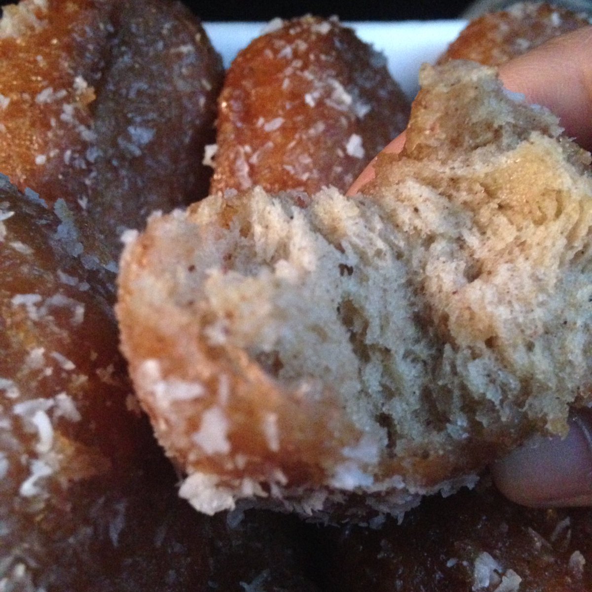 nabihahd's tweet photo. #WorldBakingDay a yummy baked item that I wish I had right now... baked by someone else 😁 #cape #malay #koeksusters https://t.co/EWPkmXs0if