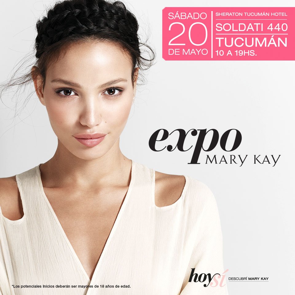 MaryKay_ARG's tweet photo. Este sábado, vení a conocer una increíble Oportunidad de Negocio Independiente. 
Te esperamos en el Sheraton Hotel de Tucumán, de 10 a 19hs. https://t.co/mWYdmy1jcW