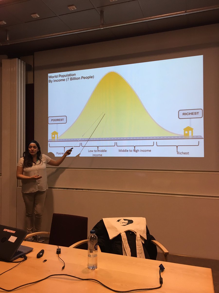 UPFKarlstad's tweet photo. Today we had a lecture with Fernanda Drumond, Hans Roslings former assistent about global health, Gapminder and Dollar street. Thank you F.D https://t.co/XfXeIo6XMk