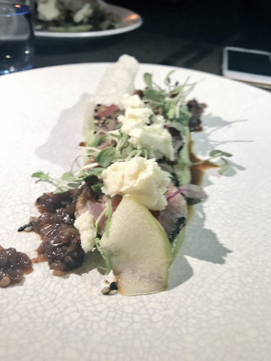 Lloyd Loots (@lloydi_boy) on Twitter photo Seared Tuna
Puffed Rice Water
Spicy Ponzu
Sesame
Horseradish Snow
Pickled Apple
#LaurasWorldXBRC <a href="/BRdCollection/">BoltonRoadCollection</a> <a href="/ZomatoSA/">Zomato South Africa</a> Seared Tuna
Puffed Rice Water
Spicy Ponzu
Sesame
Horseradish Snow
Pickled Apple
#LaurasWorldXBRC <a href="/BRdCollection/">BoltonRoadCollection</a> <a href="/ZomatoSA/">Zomato South Africa</a>