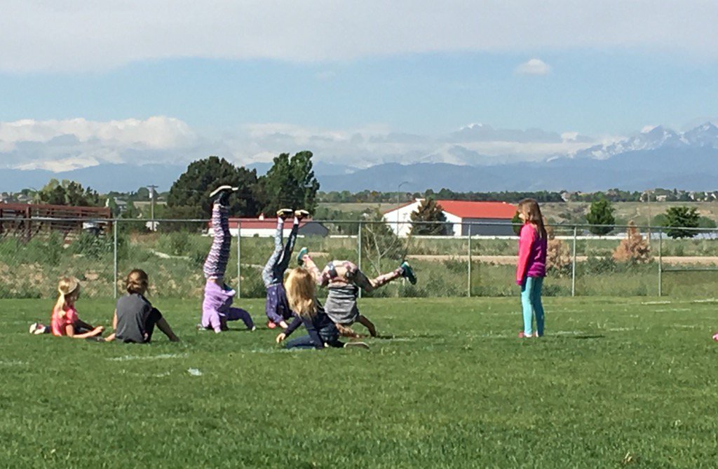 Head over heals about recess!