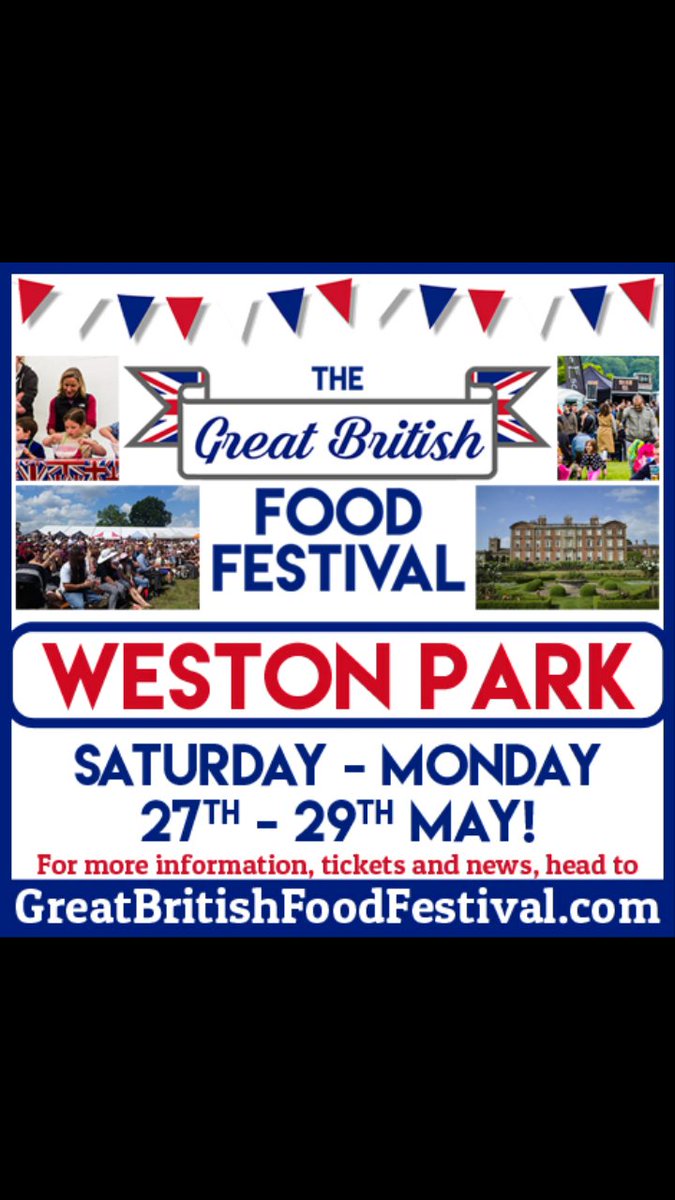 We shall be at Weston Park all bank holiday weekend, so come along 😊