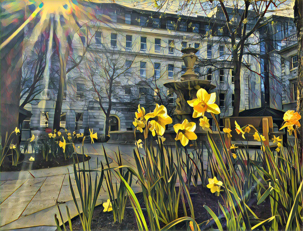 mdstbarts's tweet photo. Spring again at St Barts. IT coming back to life after #CyberAttack. Massive thanks to all staff @NHSBartsHealth https://t.co/HePVpRTPd5
