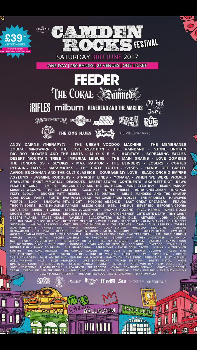 theforteband's tweet photo. We headline @BeAtOneBar for this years @CamdenRocksFest and we can't wait! π #keepitforte https://t.co/ETbkx9EKtY