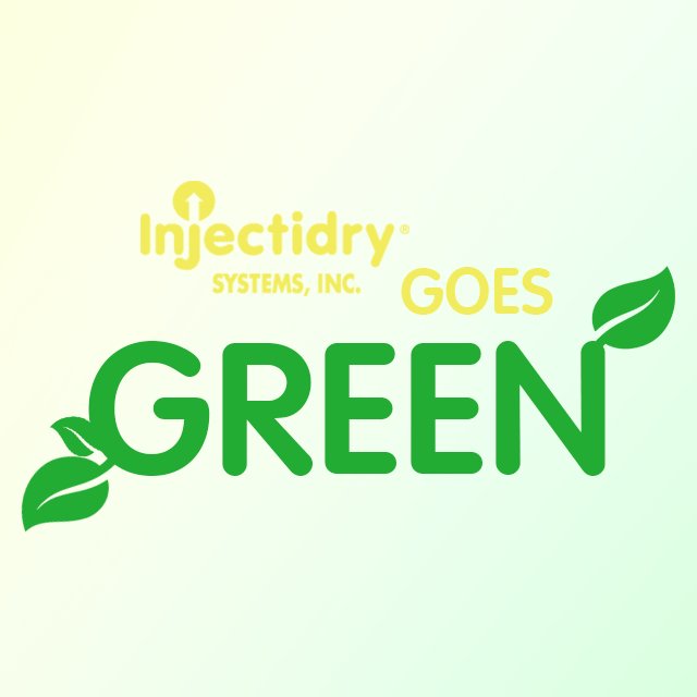 Injectidry’s top-rated drying equipment uses “green” principles to remediate water damage in your home, without using harmful chemicals.