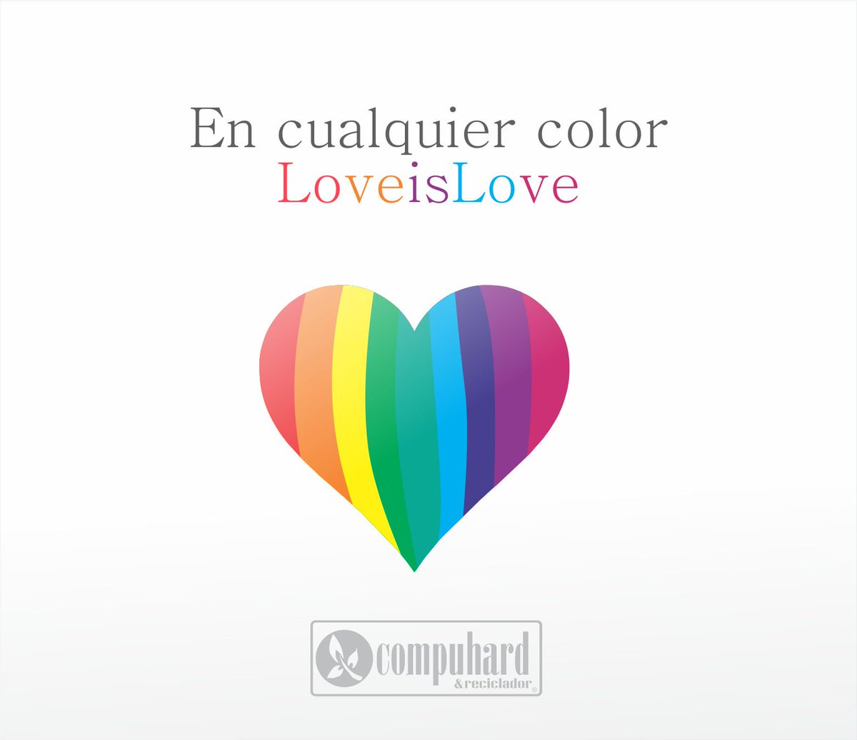 RECICLADORCOMMX's tweet photo. En cualquier color #loveislove https://t.co/v7eN9hP1ET