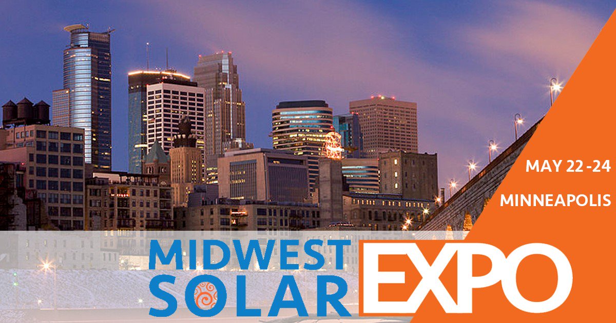 SEIA is a proud partner of the <a href="/MWSolarExpo/">Midwest Solar Expo</a>. Join us in Minneapolis next week, register here: seia.us/2rrTmW3 #MWSE17