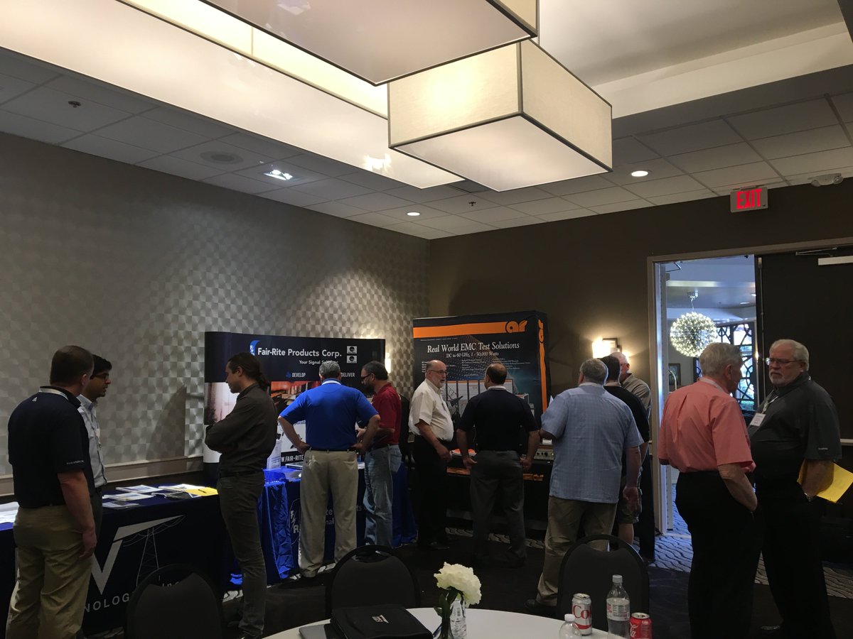 InComplianceMag's tweet photo. It's Exhibit Day at the EMC Engineering Seminar! #emcengineering https://t.co/kWghoBHsOJ