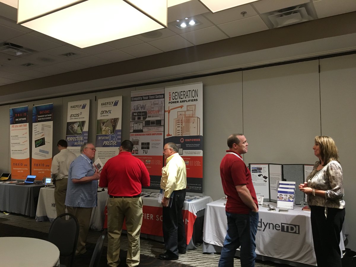 InComplianceMag's tweet photo. It's Exhibit Day at the EMC Engineering Seminar! #emcengineering https://t.co/kWghoBHsOJ