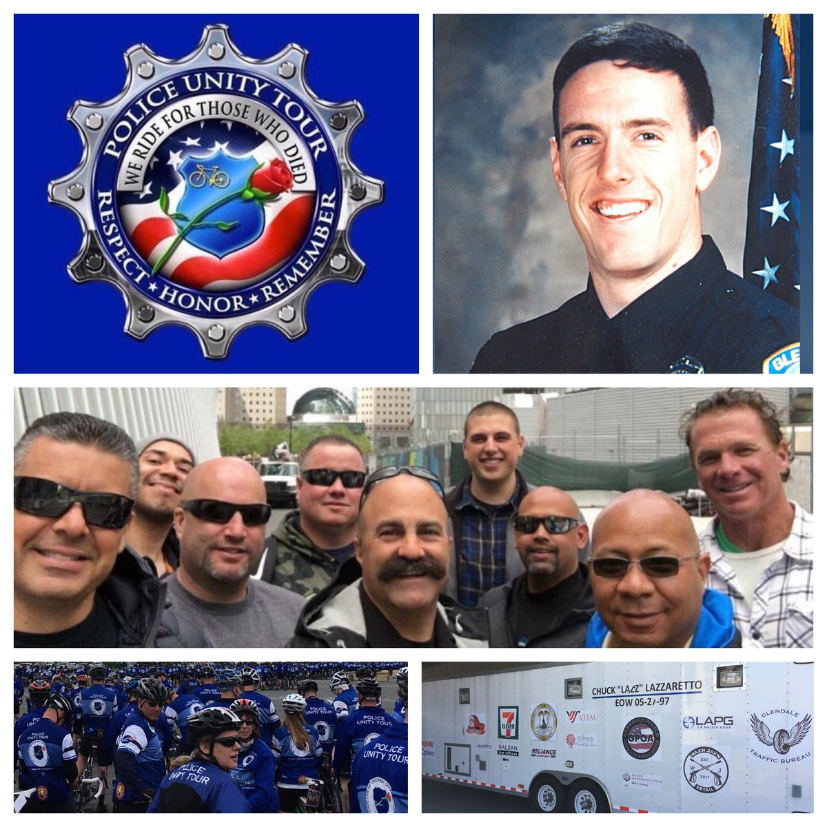 GlendalePOA's tweet photo. Images from the #PoliceUnityTour 2017. ⚫️🔵⚫️ https://t.co/T5zqZSKhq9