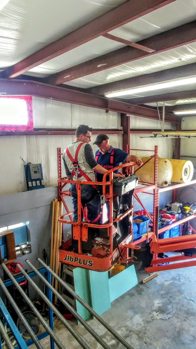 Nice to see <a href="/safetyguyschris/">Chris Blackburn</a> on the lift today getting some hands on training to ensure he can deliver the best course possible <a href="/Safety_Guys/">Safety Guys</a>