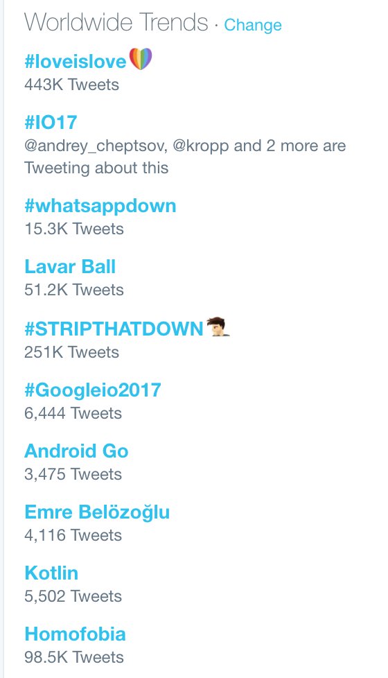 bulenkov's tweet photo. Kotlin is now on Twitter Worldwide Trends :-) https://t.co/GRwkaRjSOC