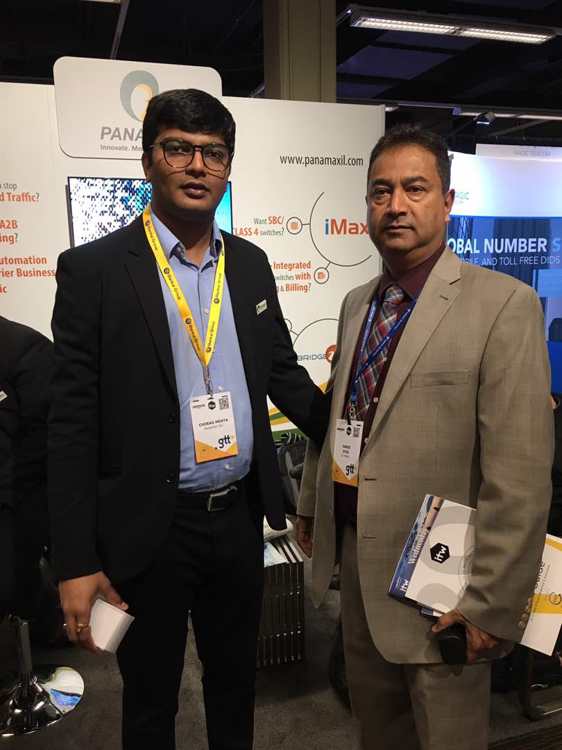 panamax_inc's tweet photo. Very fruitful discussions @ITW_telecoms with a prospective client. #ITW2017 @cmehta08 #WholesaleVoIP #integratedbilling #telecomswitching https://t.co/8YiyHDbjmx