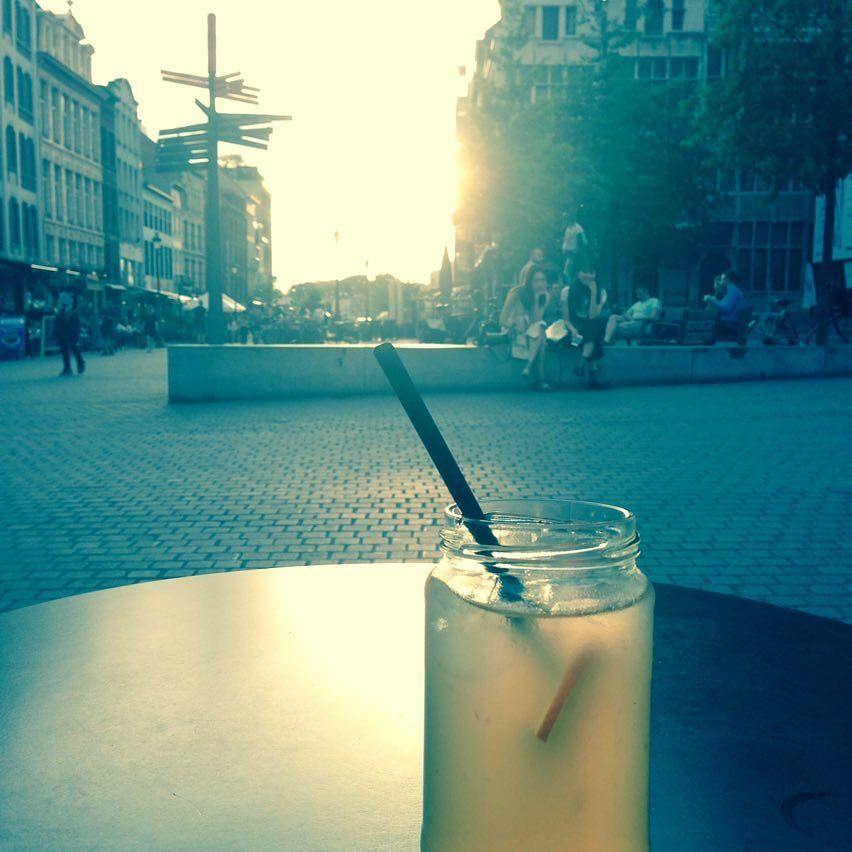 Genieten van een zalige avond!! #antwerp #summernight