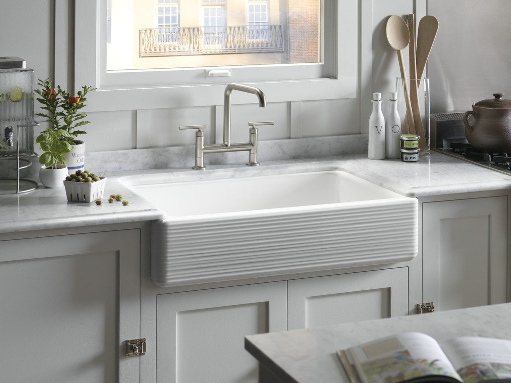 weinsteinrdg's tweet photo. #nowtrending @Kohler has a wonderful selection of #FarmhouseSinks Check them out in our #Showroom #apronfront #sink #kitchen #dreamhome https://t.co/EIGjV6M7Ud