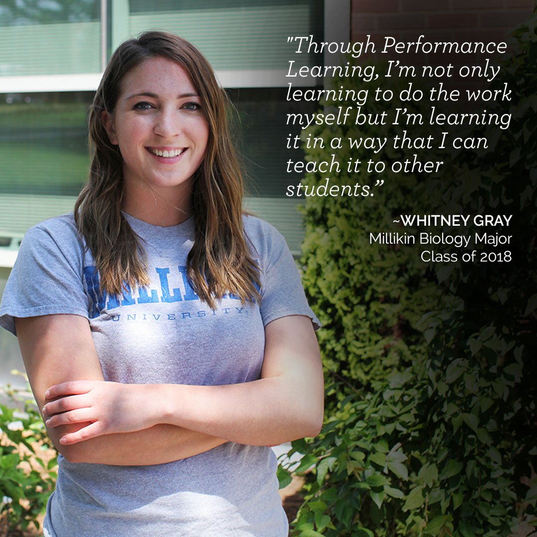 MillikinU's tweet photo. Check out MU's bio major, Whitney Gray, for her outstanding academic achievements. Great job!!! https://t.co/Uk36NFiCGc #MUSpotlight https://t.co/G94IGA16jF