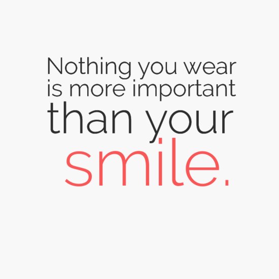 AsproBright's tweet photo. Happy Hump Day! "Nothing You Wear Is More Important Than Your Smile" ~Connie Stevens #teethwhitening #whiteteeth #smilebright #whitesmile https://t.co/MJwJnf6BsM