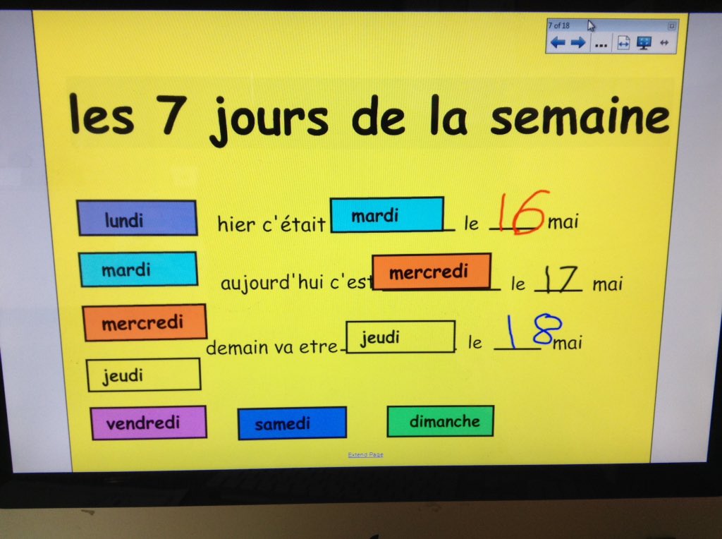 Room1Grade1FI's tweet photo. We changed up our calendar a bit...the students love talking about the date each morning. https://t.co/aIamTPXmch
