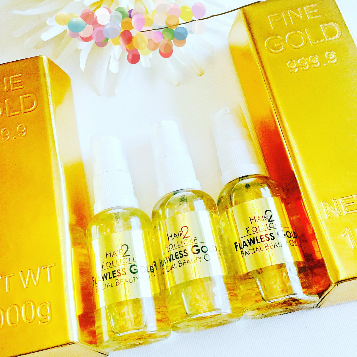 Hair2Follicle1's tweet photo. Love
the
skin
Your
In โฑ๏ธ
#flawlessgold 24k elixir
#skincare #beauty #goldelixir #goldbar #giftset
Available @ https://t.co/ee6AbXmMQi https://t.co/lcBD1XlO7w