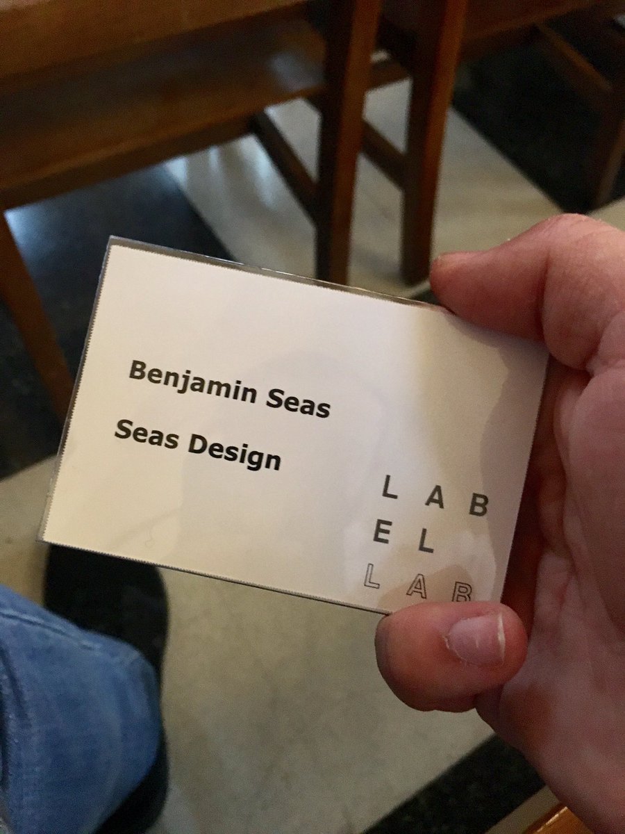 seasdesign's tweet photo. Currently attending @Fedrigoniuk #labellab @designbyatlas @heredesign @bpandopinion @tmstudio_ amazing speakers! https://t.co/4UOK9UDcLU