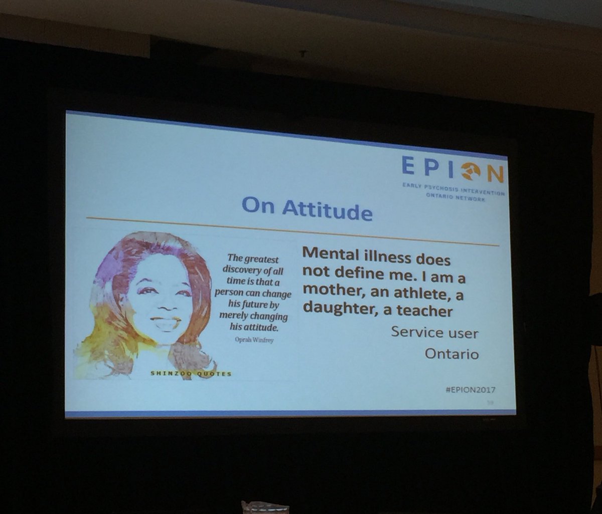 GursharanVirdee's tweet photo. @Oprah wisdom at #EPION2017 https://t.co/yJzxTDdhHx