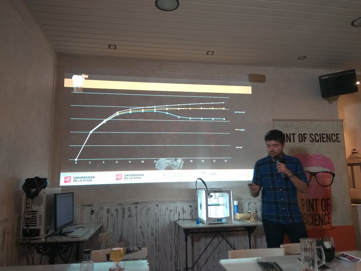 _Argi_'s tweet photo. La realidad virtual mejora la motricidad de las extremidades superiores de enfermos de ictus pasado el año de terapia #pint17LOG #Pint17ES https://t.co/LmyHWVVVWW