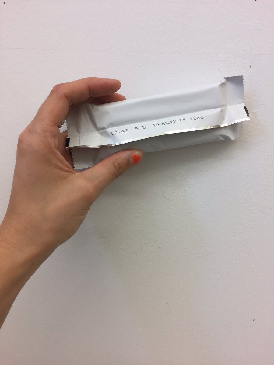 For sale: 1 recalled @soylent bar. It might kill you and will def be a part of food history. $1000 OBO. HMU #studiocleanup @CMUSchoolofArt