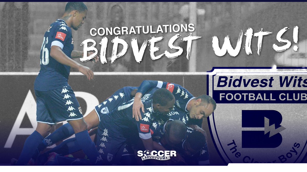 Soccer_Laduma's tweet photo. Congratulations to @BidvestWits for winning the 2016-2017 Absa Premiership title. 🍾🍾🍾 #SLLive https://t.co/pJoUGq2KPK