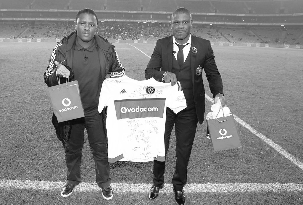 VodacomSoccer's tweet photo. Phew! Talk about a fantastic #POWER2BUCS Vodacom Legend Drive experience. Bekum'nandi๐! #PowerToYou Luzuko๐. https://t.co/s2fspSvOrh