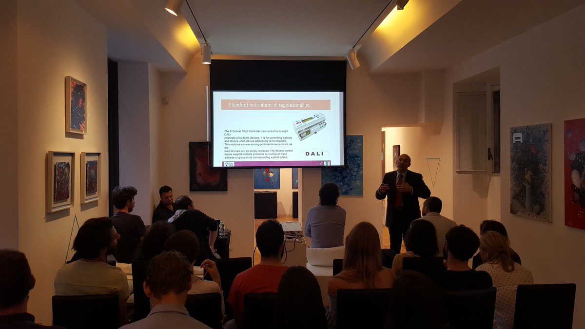 fabiomarcomin's tweet image. Helvar Master Lighting Intelligence seminar in Rome with Lighting Designer  University. #partner Next Domus#Arch. Marco Frascarolo#helvar