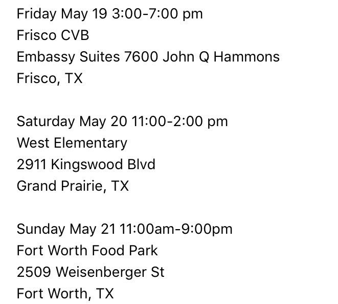 Here's our weekend schedule - come get some delicious, fresh, made from scratch yumminess! 💚🌱#Vegetarian #vegan #foodtruck