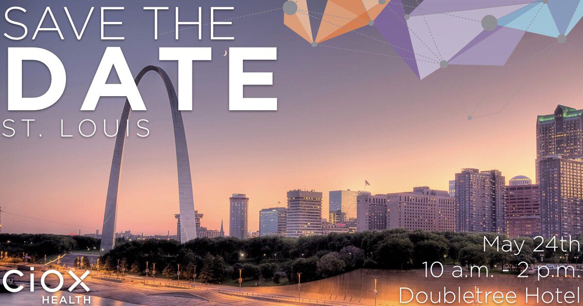CioxCareers's tweet photo. Mark your calendars! Next Wednesday is the #Ciox Health #career fair in St. Louis. We'd love to meet you! #cioxhealth #jobs #stlouis #hiring https://t.co/6JVYKPEyY0