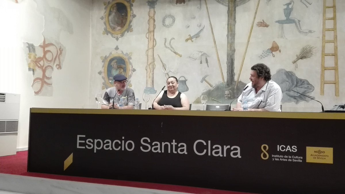 Conversación con Carmen Lerida-Uchi y Bobote para cerrar la segunda sesión de las jornadas en Espacio Santa Clara