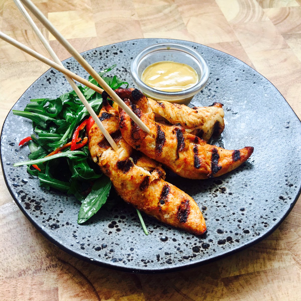 One of these weeks set menu starters ... chicken satay #delicious #shepherdanddogessex 2 courses for just £15 call 01708 377717