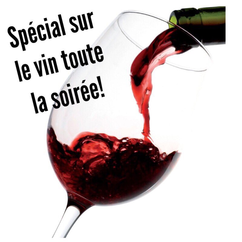 C'est mercredi: spécial sur le vin toute la soirée! Venez nous voir directement dès 17h30 ou réservez votre table au 514 878-1555! 🇵🇹🍷