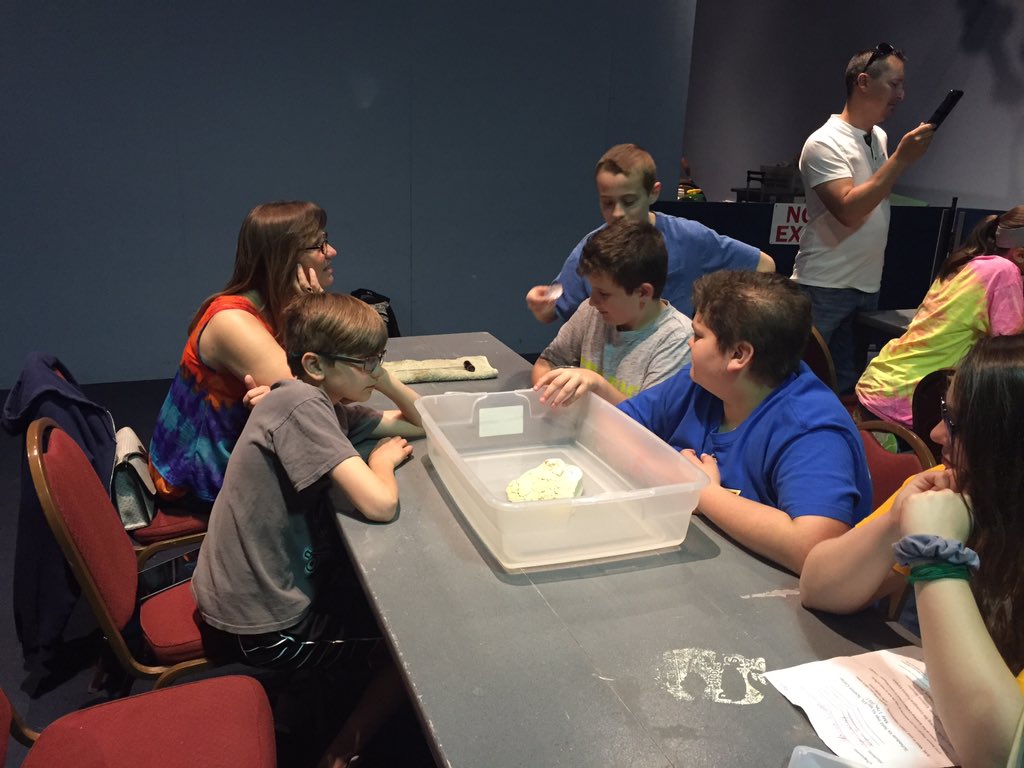 Team Silver Field Trip to Science Center.  Weather experiments.  #triad <a href="/TMSCrusaders/">TMSCrusaders</a>