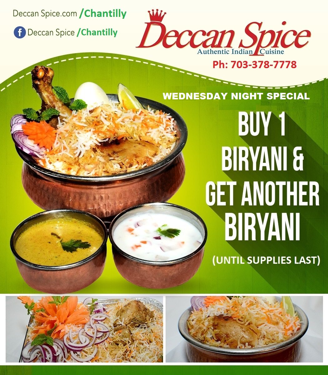 Deccan Spice (Authentic Indian Restaurant) (DS_Chantilly) Twitter
