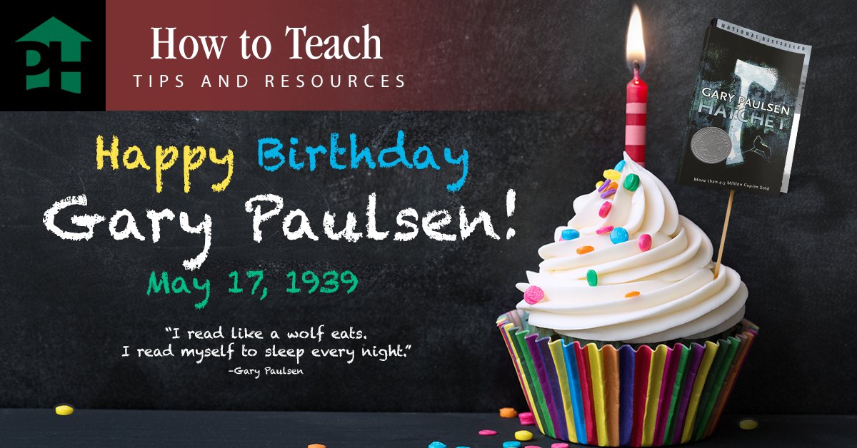 Happy birthday to Gary Paulsen!  