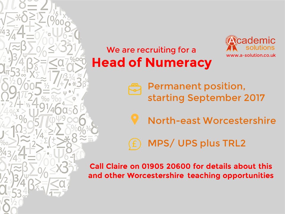 A_SolutionsUK's tweet photo. #Birmingham &amp; Worcestershire #Education agency have local #Teaching &amp; support jobs. Interested...call anytime! #MidlandsHour #DroitwichHour https://t.co/RtjH3nphS6