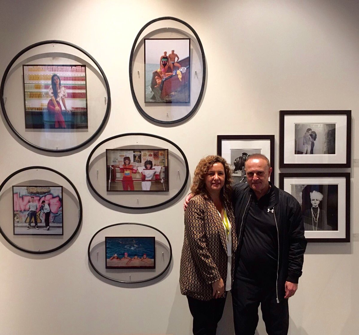 SpainCultureUK's tweet photo. The #Spanishgalleries at the opening of @PhotoLondonFair @BlancaBerlin with #isabelmuñoz and #RocioSantaCruz with #MiguelTrillo https://t.co/vWWfzo8dqW