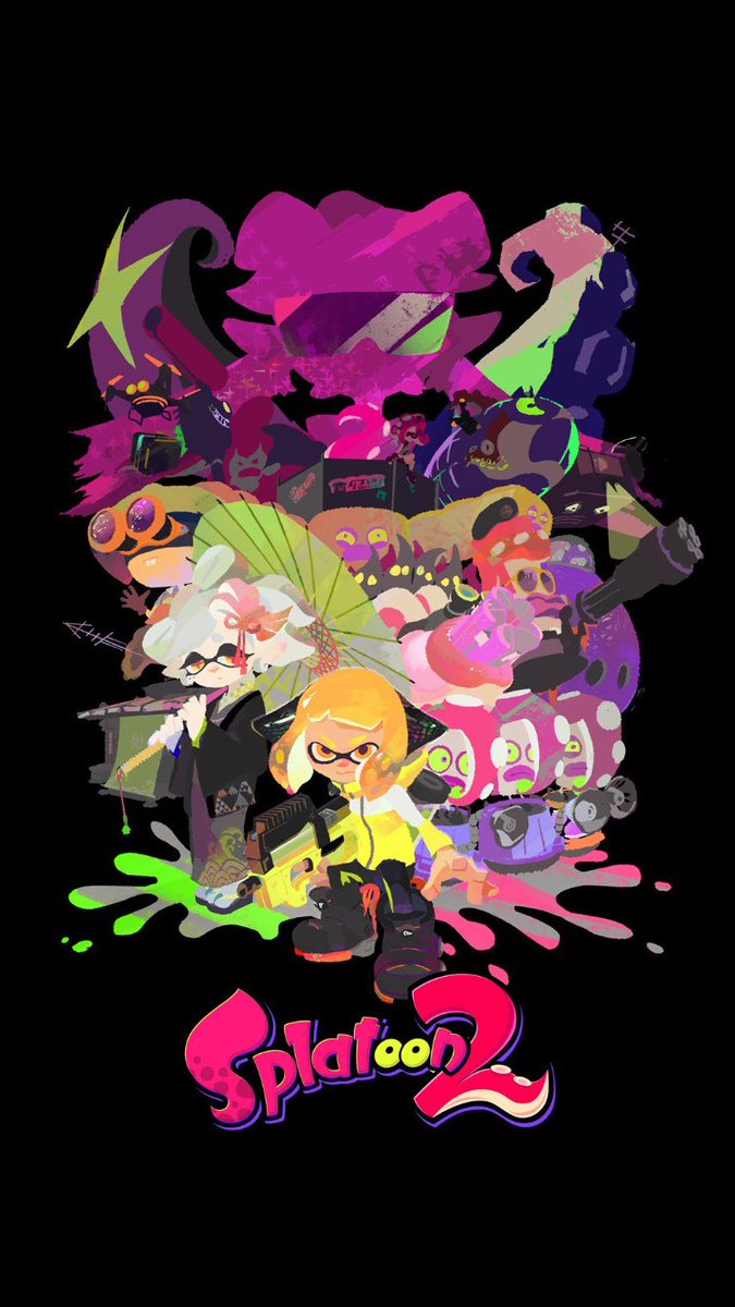 Splatoon News Instant New Phone Wallpaper Material