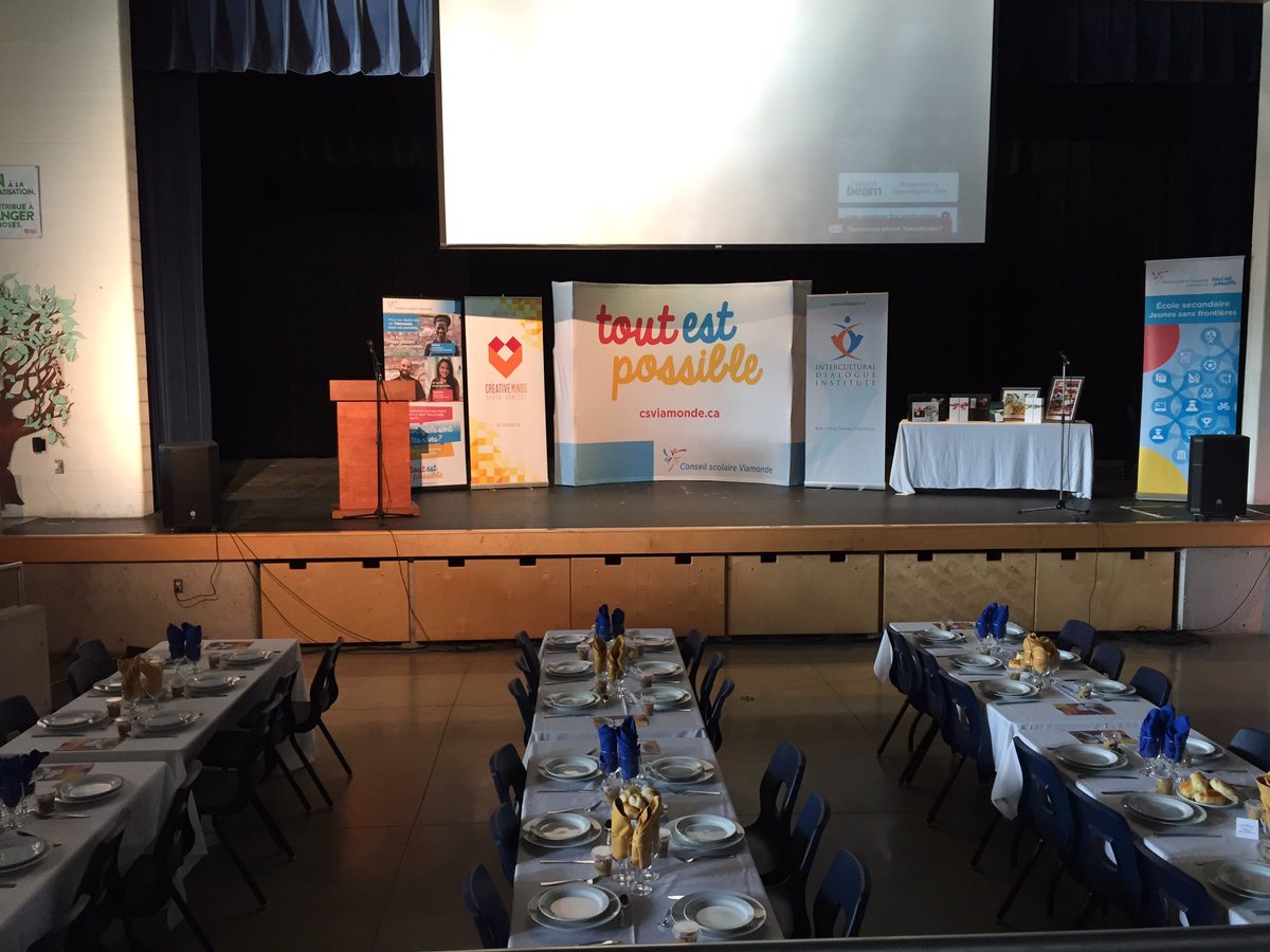 Très fier d'être partenaire avec <a href="/IDIGTA/">IDI GTA</a> pour le 1er gala méritas #onfr du concours Esprit Créatif avec <a href="/CSViamonde/">CS Viamonde</a> #CMCSV17