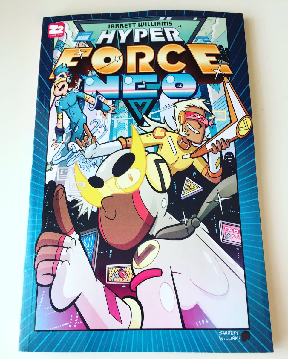 mlgprodco's tweet photo. Hot off the presses from @z2comics & @jarrettwilliams #hyperforceneo #z2comics #mlgpcrepresents #jarrettwilliams @torontocomics https://t.co/jb0C4KLOGZ